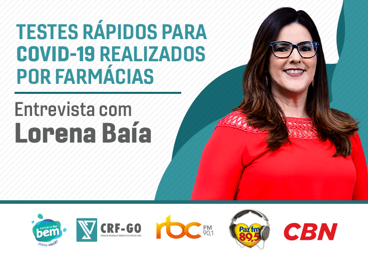 CRF-GO | Lorena Baía discute como testes rápidos serão realizados em farmácias