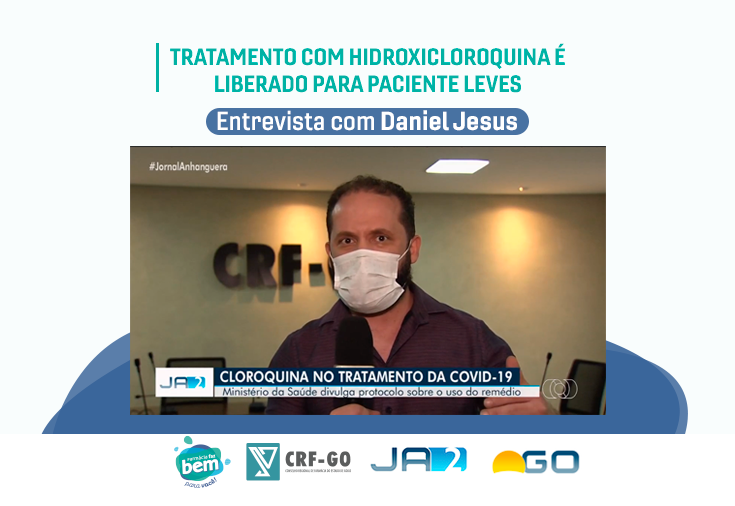 CRF-GO | Daniel Jesus alerta sobre riscos da hidroxicloroquina em pacientes leves