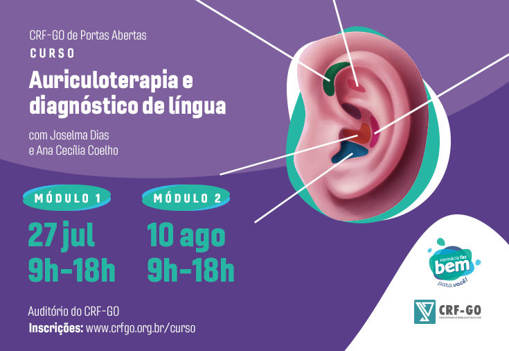CRF-GO | CRF-GO abre nova turma para Formação em  Auriculoterapia e Diagnóstico de Língua