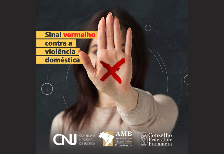 CRF-GO | CRF-GO adere à campanha Sinal Vermelho contra a violência doméstica