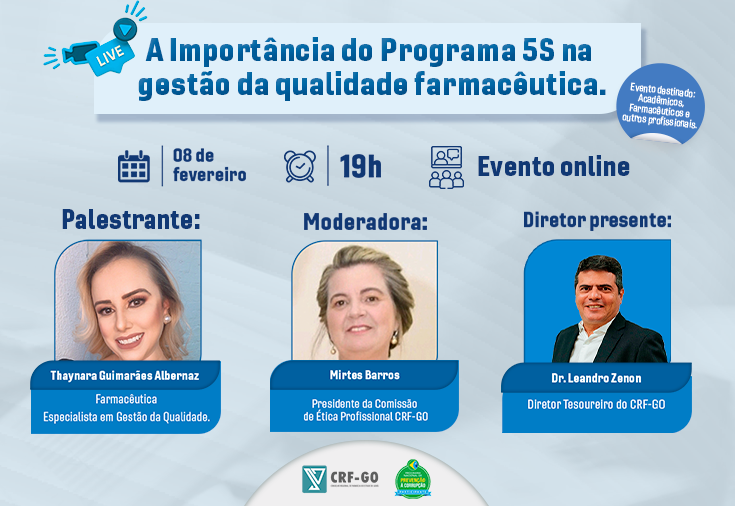 CRF-GO | A Importância do Programa 5S na gestão da qualidade farmacêutica.