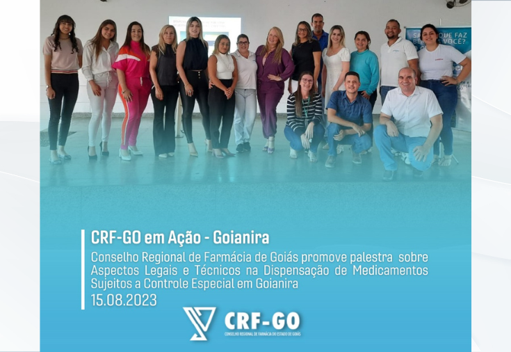 CRF-GO | CRF-GO fala sobre Controle Especial em palestra na cidade de Goianira 