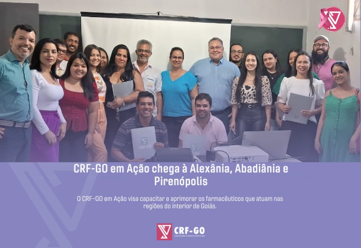 CRF-GO | CRF-GO levou mais conhecimento para os farmacêuticos de Alexânia, Abadiânia e Pirenópolis