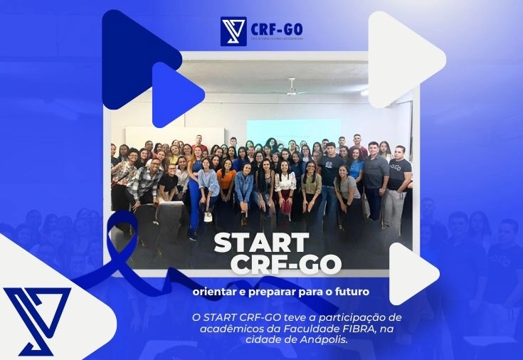 CRF-GO | Start CRF-GO fala a estudantes de farmácia da Faculdade FIBRA 