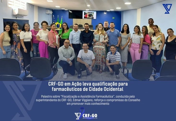 Cidade Ocidental recebe CRF-GO em Ação 