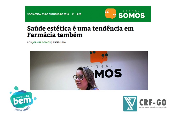 CRF-GO | Coordenadora da Comissão de Estética concede entrevista ao Jornal Somos