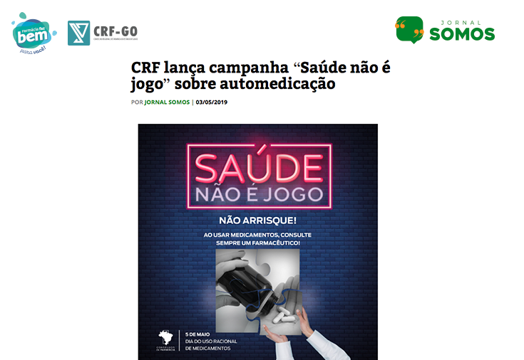 CRF-GO | URM é notícia no Jornal Somos