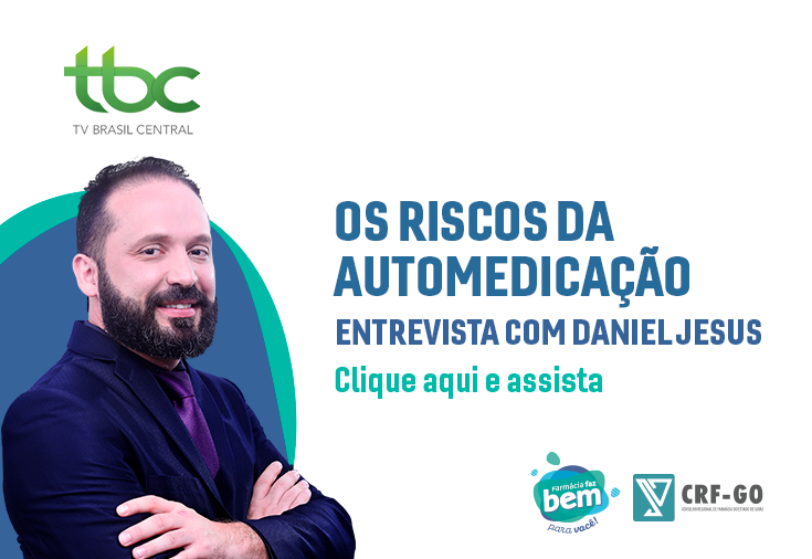 CRF-GO | Daniel Jesus é entrevistado pela TBC sobre os riscos da automedicação