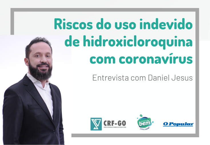 CRF-GO | Diretor do CRF alerta contra automedicação na prevenção do coronavírus