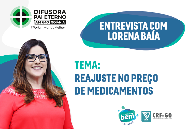 CRF-GO | Presidente do CRF explica sobre reajuste no preço de medicamentos