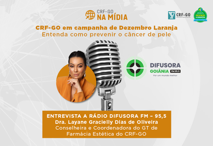 CRF-GO | Conselheira do CRF-GO fala sobre o dezembro laranja e a conscientização sobre o câncer de pele