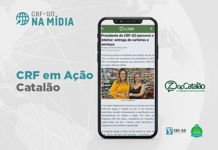 CRF-GO | Presidente do CRF-GO faz entrega de carteiras em Catalão