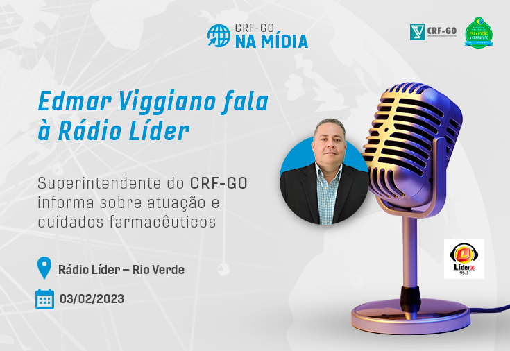 CRF-GO | Edmar Viggiano destaca importância do farmacêutico