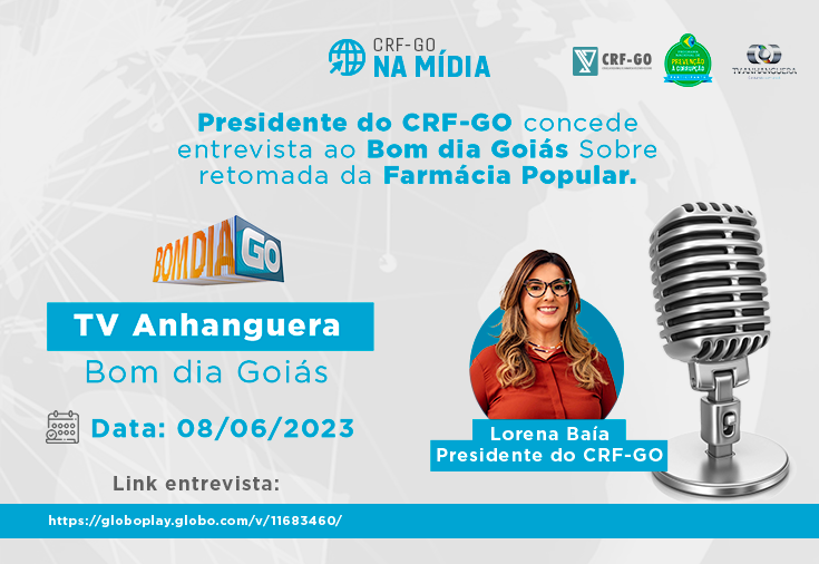 CRF-GO | Presidente do CRF-GO fala sobre retomada da Farmácia popular