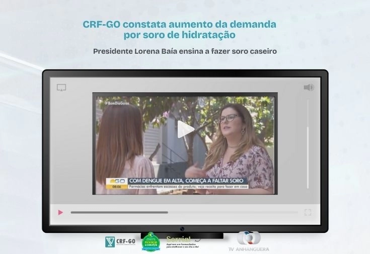 CRF-GO | Dengue em alta! Presidente do CRF-GO orienta como fazer soro caseiro 