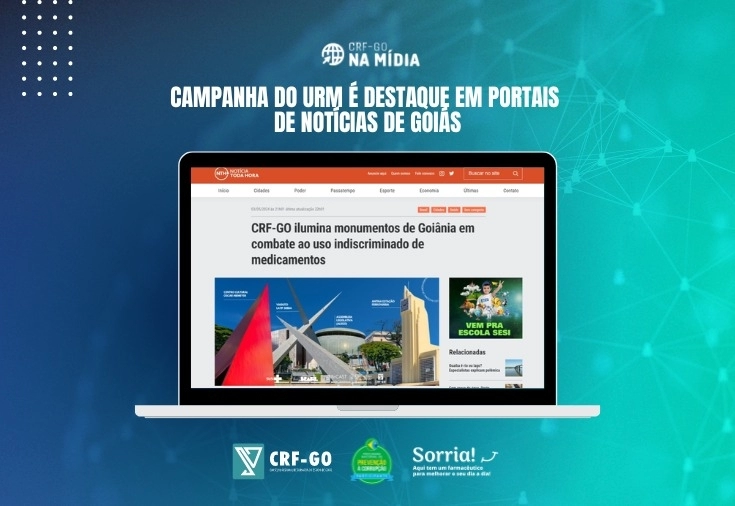 CRF-GO | Goiânia iluminada:  CRF-GO é destaque em notícias