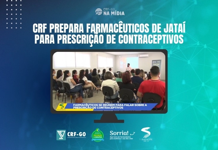 CRF-GO | Diretor-secretário concede entrevista à TV Sudoeste sobre a prescrição de contraceptivos por farmacêuticos