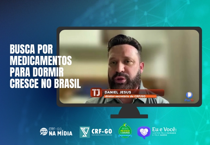 CRF-GO | Busca por medicamentos para dormir cresce no Brasil: Diretor-secretário do CRF-GO alerta sobre riscos