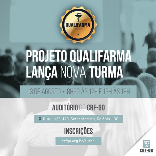 CRF-GO | Qualifarma oferece palestras para novos farmacêuticos