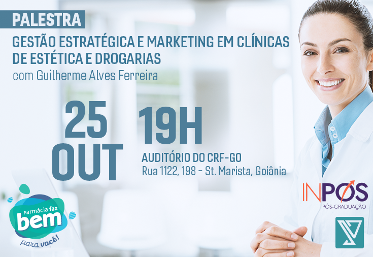 CRF-GO | Programa Mais Ensino realiza palestra sobre gestão e marketing