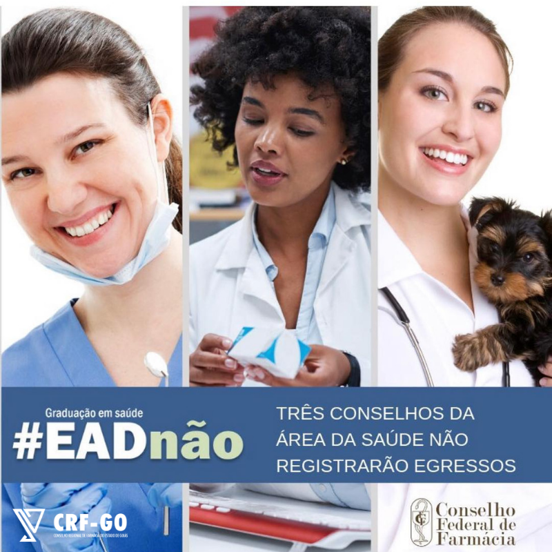 CRF-GO | CFF e mais dois conselhos anunciam que não registram egressos de cursos EaD