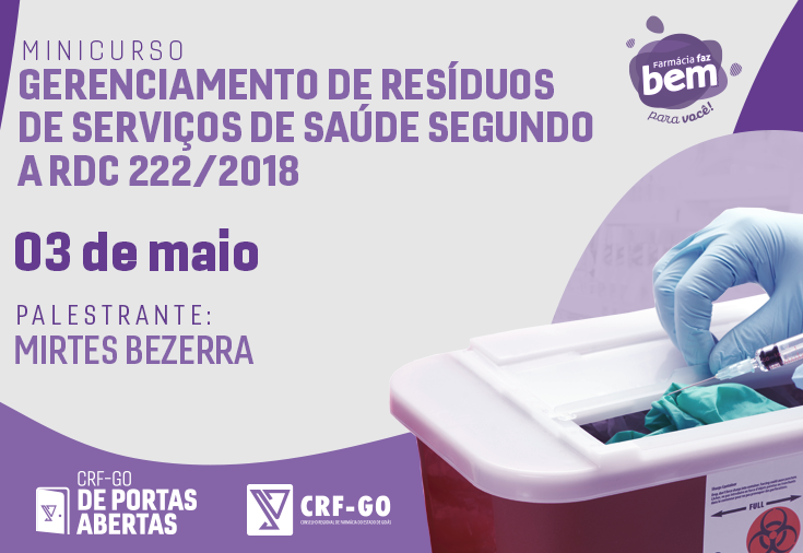 CRF-GO | CRF-GO realiza curso de gerenciamento de resíduos