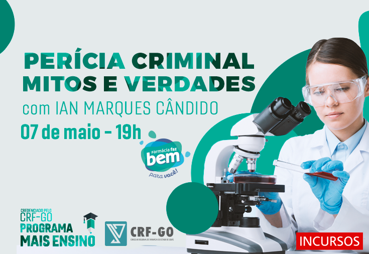 CRF-GO | CRF-GO realiza palestra com foco em perícia criminal