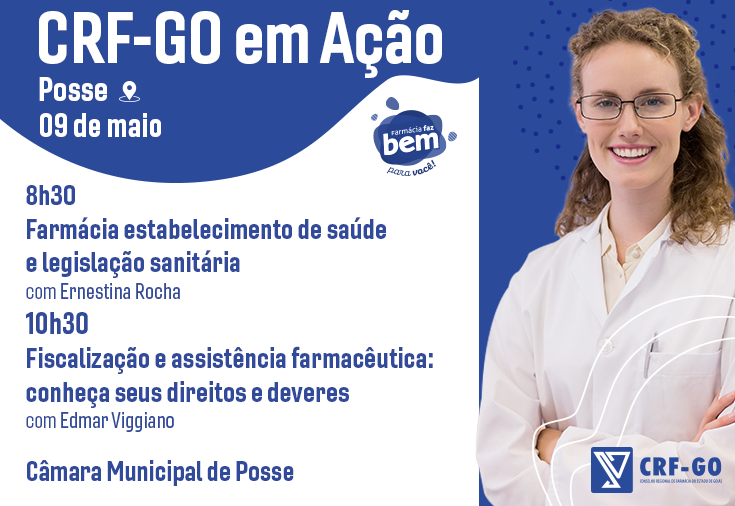 CRF-GO | CRF-GO realiza palestras gratuitas em Posse