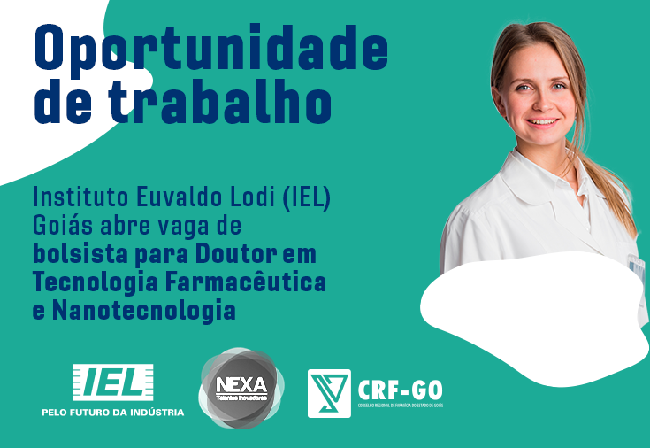 CRF-GO | IEL Goiás oferece bolsas para projeto piloto de desenvolvimento de nanocápsulas poliméricas