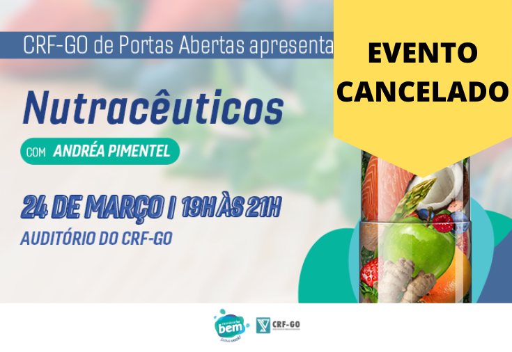 CRF-GO | CRF cancela palestra sobre Nutracêuticos