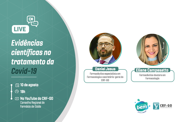 CRF-GO | CRF promove palestra sobre evidências científicas no tratamento da covid-19 