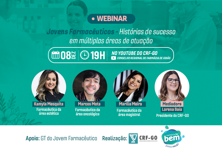 CRF-GO | CRF promove webinar com Jovens Farmacêuticos