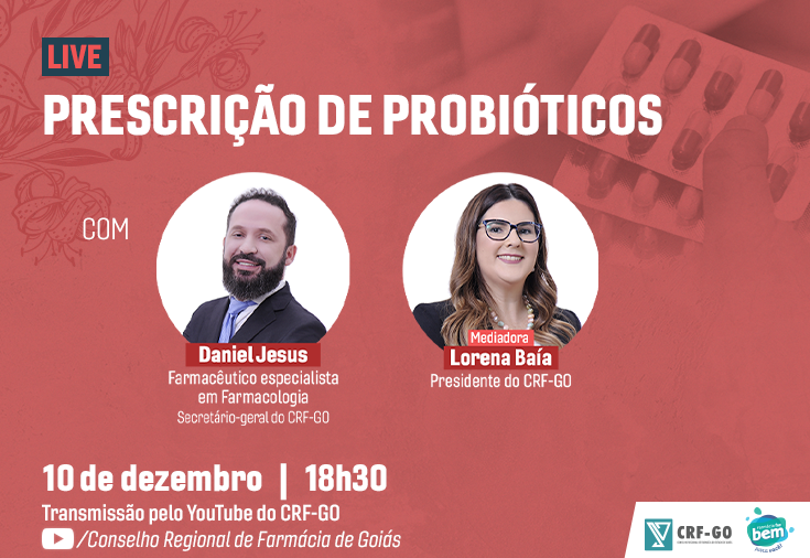 CRF-GO | CRF faz evento online sobre prescrição de Probióticos