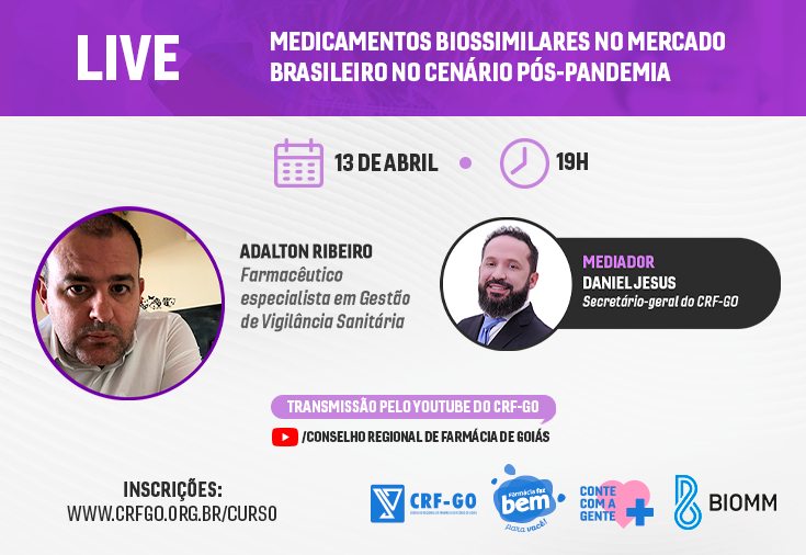 CRF-GO | CRF oferece palestra sobre medicamentos biossimilares