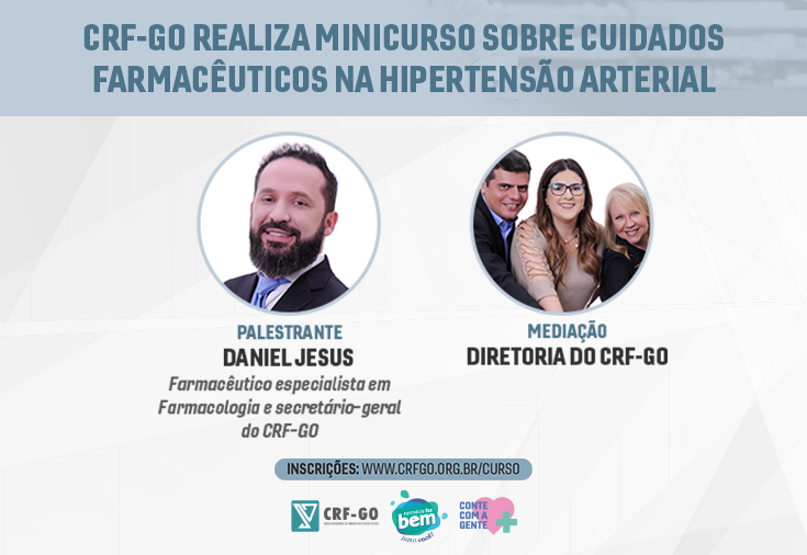 CRF-GO | Minicurso Cuidados Farmacêuticos na Hipertensão Arterial