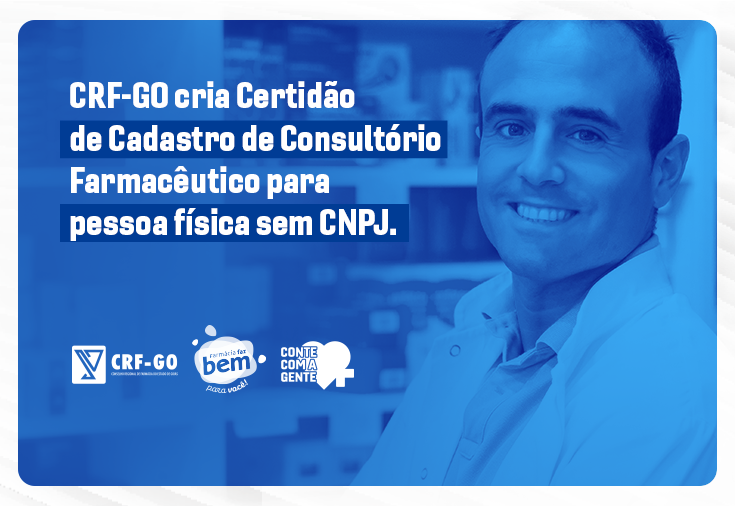 CRF-GO | CRF-GO cria cadastro para certificado de consultório farmacêutico