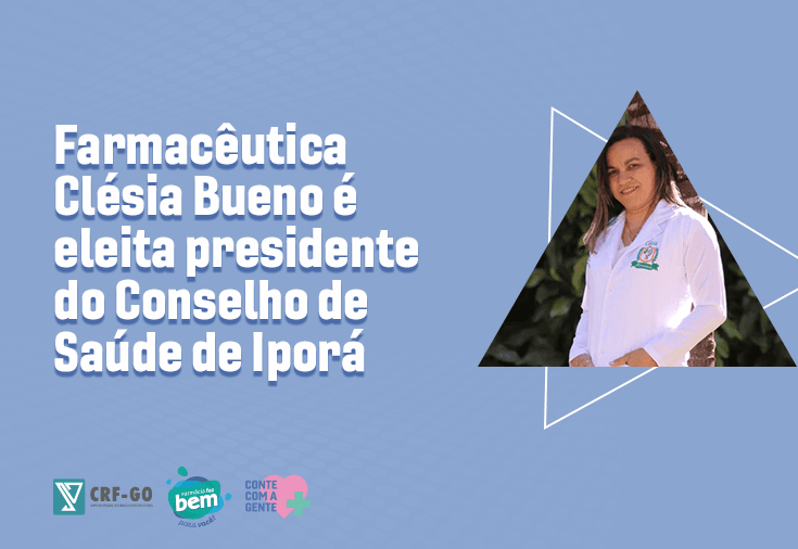 CRF-GO | Farmacêutica assume Conselho de Saúde de Iporá