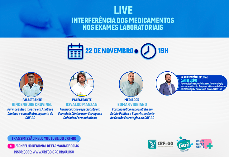 CRF-GO | Exames laboratoriais e a interferência medicamentosa