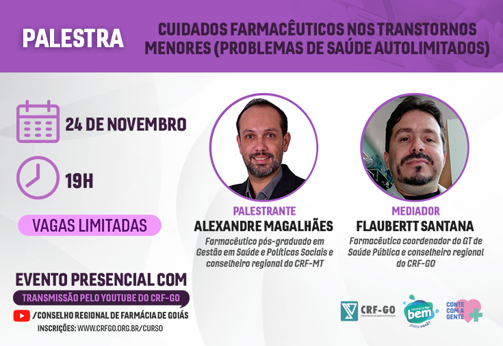 CRF-GO | Cuidados farmacêuticos nos transtornos menores