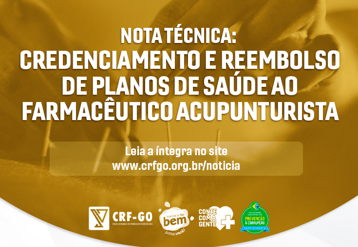 CRF-GO | Nota Técnica ratifica direitos do farmacêutico acupunturista