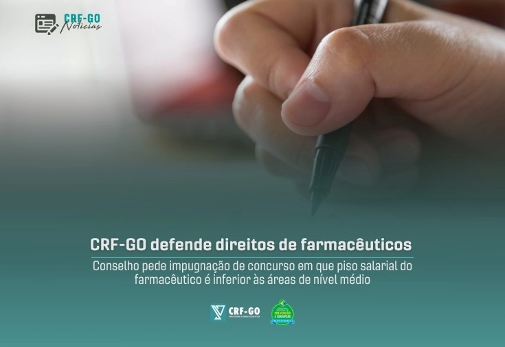 CRF-GO | CRF-GO impugna concurso que desvaloriza piso salarial de farmacêuticos