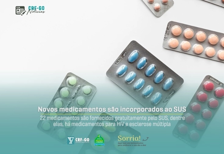 CRF-GO | SUS oferece 22 novos medicamentos gratuitos