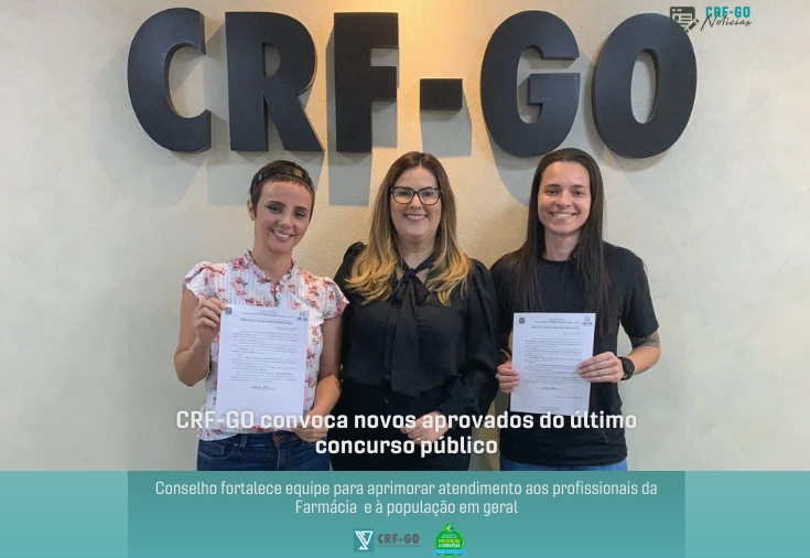 CRF-GO | Equipe reforçada: novos concursados são convocados!