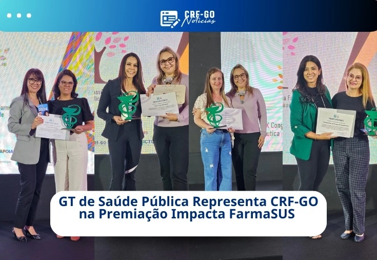 CRF-GO | Veja os trabalhos premiados no Prêmio Impacta FarmaSUS 