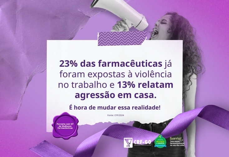 CRF-GO | Assédio no Trabalho: violências que afetam mulheres farmacêuticas