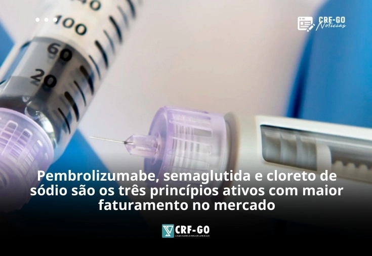 CRF-GO | Ranking traz os princípios ativos com maior faturamento no mercado 