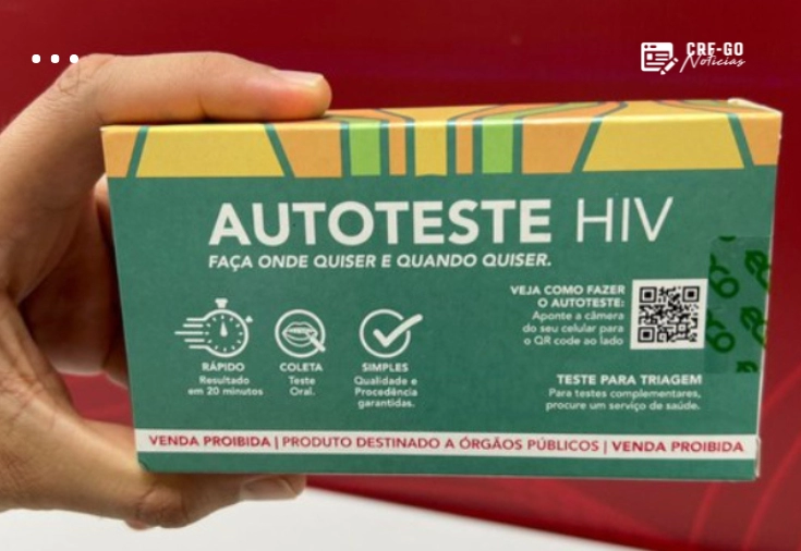 CRF-GO | Menor e mais colorida: autoteste para HIV ganha nova embalagem para facilitar o manuseio