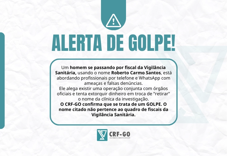 CRF-GO | ALERTA DE GOLPE ? CLÍNICAS DE ESTÉTICA ESTÃO SENDO ALVO DE FRAUDE