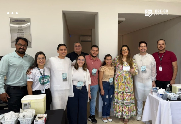 CRF-GO | CRF-GO promove vacinação contra a gripe em parceria com a Secretaria Municipal de Saúde de Goiânia