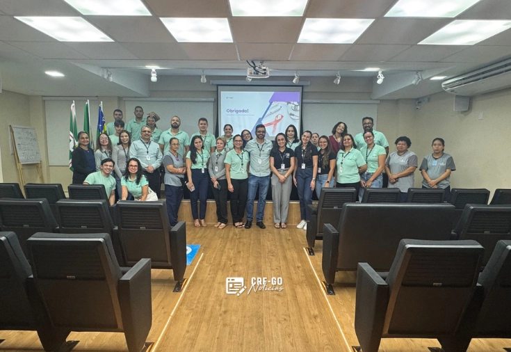 CRF-GO | CRF-GO promove palestra interna sobre prevenção do câncer do colo do útero e colorretal